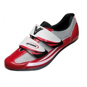 NEW VITTORIA kids junior cycling shoes in red
